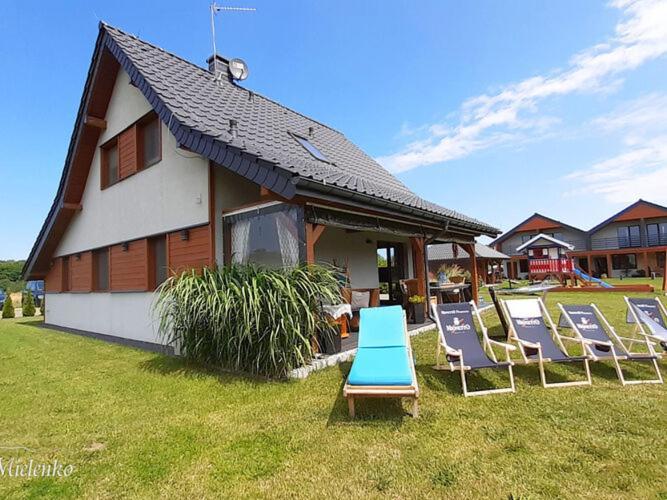 Holiday Home With A Terrace, Sauna, Jacuzzi Mielenko Bagian luar foto