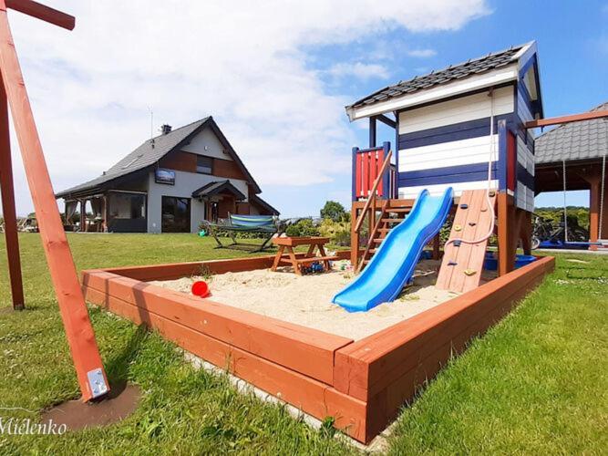 Holiday Home With A Terrace, Sauna, Jacuzzi Mielenko Bagian luar foto