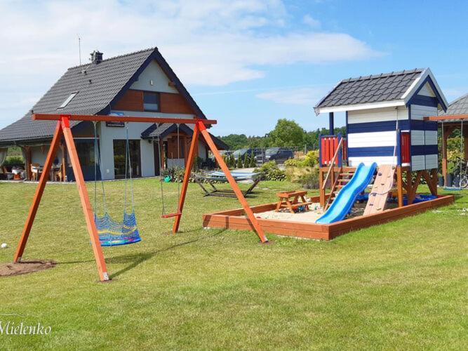 Holiday Home With A Terrace, Sauna, Jacuzzi Mielenko Bagian luar foto